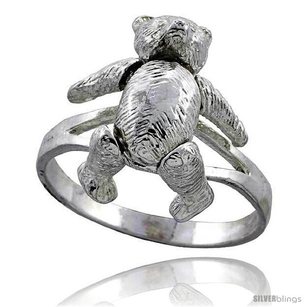 Silver Rattle Teddy Bear, silver 925/1000, 23 g – ANTORINI®