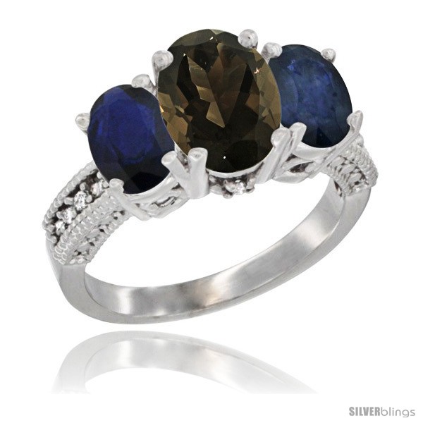 https://www.silverblings.com/47007-thickbox_default/14k-white-gold-ladies-3-stone-oval-natural-smoky-topaz-ring-blue-sapphire-sides-diamond-accent.jpg