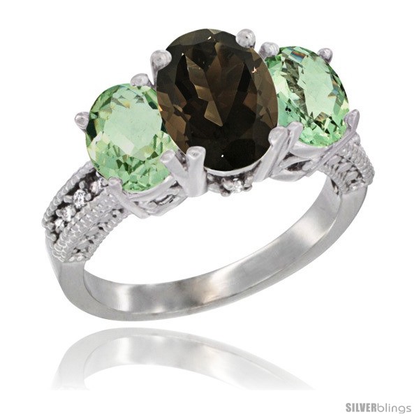 https://www.silverblings.com/47347-thickbox_default/10k-white-gold-ladies-natural-smoky-topaz-oval-3-stone-ring-green-amethyst-sides-diamond-accent.jpg