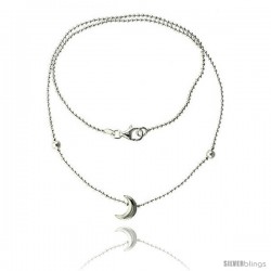 Sterling Silver Necklace / Bracelet with a Moon Slide -Style Yn22