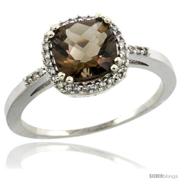 https://www.silverblings.com/60730-thickbox_default/14k-white-gold-diamond-smoky-topaz-ring-1-5-ct-checkerboard-cut-cushion-shape-7-mm-3-8-in-wide.jpg