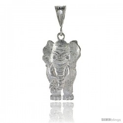 Sterling Silver Large Movable Elephant Pendant