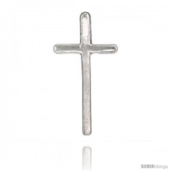 Sterling Silver Cross Slide Pendant, 3/4 in tall