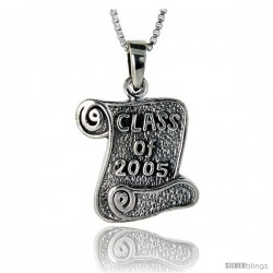 Sterling Silver Class of 2006 Pendant, 3/4 in