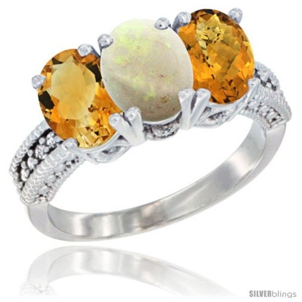 https://www.silverblings.com/64658-thickbox_default/10k-white-gold-natural-citrine-opal-whisky-quartz-ring-3-stone-oval-7x5-mm-diamond-accent.jpg