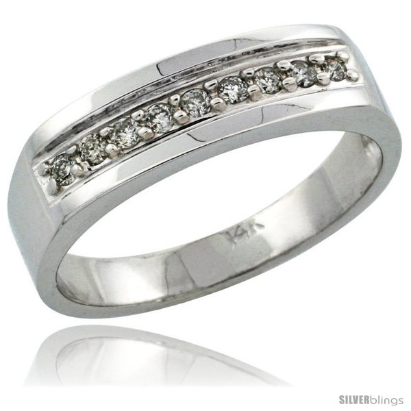 https://www.silverblings.com/64930-thickbox_default/14k-white-gold-mens-diamond-ring-band-w-0-19-carat-brilliant-cut-diamonds-1-4-in-6mm-wide.jpg