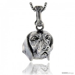 Sterling Silver Beagle Dog Pendant -Style Pa1042