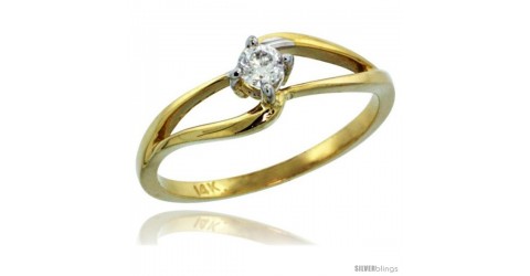 3//16 in. w// 0.03 Carat Brilliant Cut Diamonds Size 12.5 wide 14k Gold Mens Diamond Band 5mm