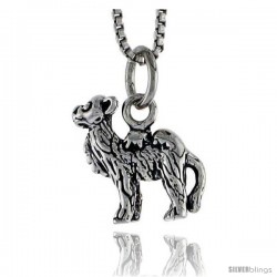 Sterling Silver Camel Pendant, 1/2 in tall -Style Pa1497