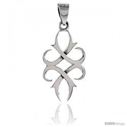 Sterling Silver Celtic Knot Pendant, 1/4 in -Style Pa2022