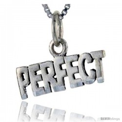 Sterling Silver Perfect Talking Pendant, 1 in wide