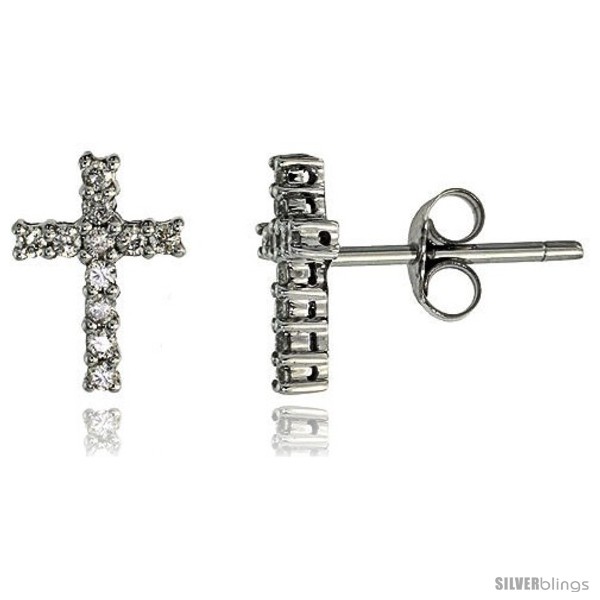 https://www.silverblings.com/77018-thickbox_default/14k-white-gold-cross-stud-earrings-w-0-25-carat-brilliant-cut-diamonds-7-16-11mm-tall.jpg
