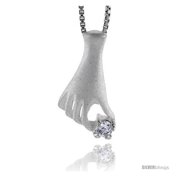 https://www.silverblings.com/77892-thickbox_default/high-polished-sterling-silver-13-16-21-mm-tall-matte-finish-sexy-hand-pendant-w-3-5mm-brilliant-cut-cz-stone-w-18-thin.jpg