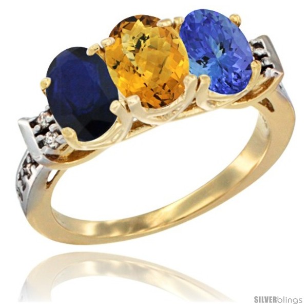 https://www.silverblings.com/78116-thickbox_default/10k-yellow-gold-natural-blue-sapphire-whisky-quartz-tanzanite-ring-3-stone-oval-7x5-mm-diamond-accent.jpg