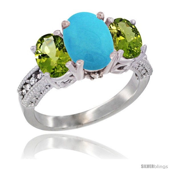 https://www.silverblings.com/78818-thickbox_default/10k-white-gold-ladies-natural-turquoise-oval-3-stone-ring-peridot-sides-diamond-accent.jpg