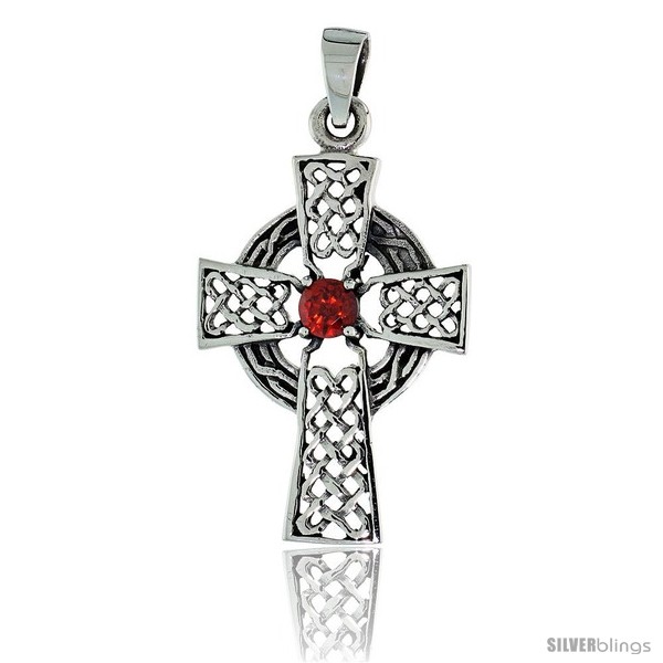 https://www.silverblings.com/79170-thickbox_default/sterling-silver-celtic-high-cross-pendant-w-single-red-cz-w-18-thin-box-chain.jpg