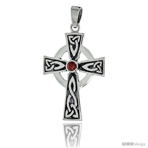 https://www.silverblings.com/79192-thickbox_default/sterling-silver-presbyterian-trinity-celtic-cross-pendant-w-single-red-cz-w-18-thin-box-chain.jpg
