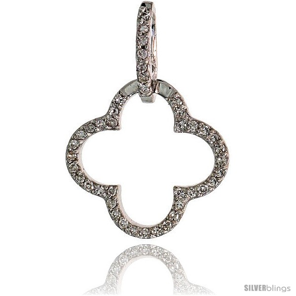 https://www.silverblings.com/79534-thickbox_default/14k-white-gold-13-16-20mm-tall-clover-leaf-diamond-pendant-w-0-14-carat-brilliant-cut-diamonds.jpg