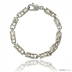 Sterling Silver Bullet Chain (Available in Different Lengths), 1/4 in. (6.5 mm) wide -Style Blc11