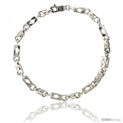 Sterling Silver Bullet Chain (Available in Different Lengths), 7/32 in. (5.5 mm) wide