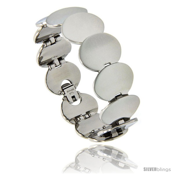 https://www.silverblings.com/840-thickbox_default/stainless-steel-oval-egg-shape-link-bracelet-3-4-in-wide-7-in.jpg