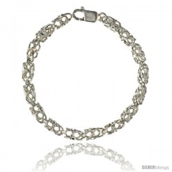 Sterling Silver Bullet Chain (Available in Different Lengths), 1/4 in. (6.5 mm) wide -Style Blc9