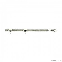 Sterling Silver Bracelet -Style Pt201