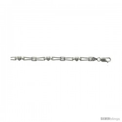 Sterling Silver Bracelet -Style Pt206