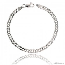 Sterling Silver Rombo Double Link Chain Necklaces & Bracelets Nickel Free 4mm wide