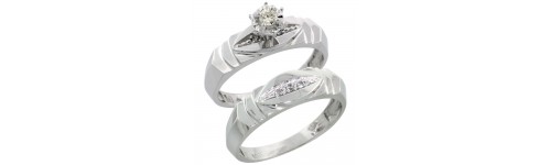 2-Piece Ladies' Diamond Ring Sets