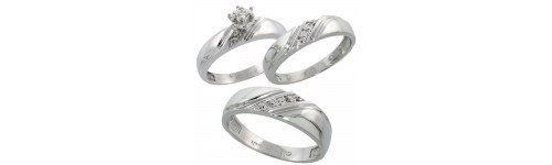 Trio Diamond Ring Sets