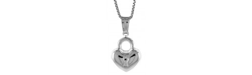 Men's Heart Pendants