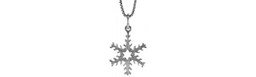 Men's Snowflake Pendants