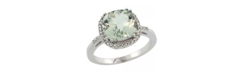 Gemstone & Diamonds Silver Rings Gemstone & Diamonds Silver Rings