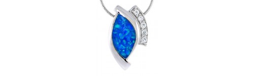 Sterling Silver Lab Created Opal