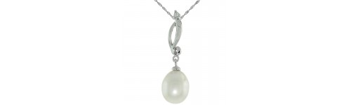 10k White Gold Women's Necklaces