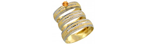 10k Yellow Gold Orange Sapphire Rings 10k Yellow Gold Orange Sapphire Rings