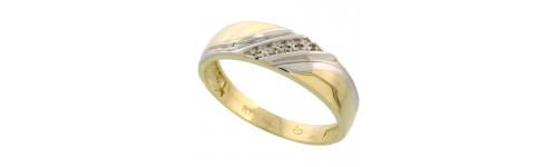10k Yellow Gold Men's Bands 10k Yellow Gold Men's Bands