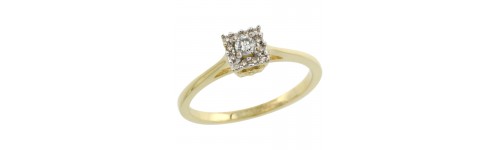 10k Yellow Gold Ladies' Rings