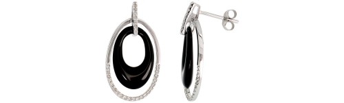 14k White Gold Drop & Dangle Earrings