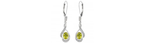 14k White Gold Lever Back Earrings 14k White Gold Lever Back Earrings
