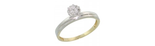 10k Yellow Gold Rings for Women