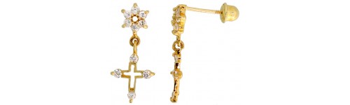 14k Yellow Gold Drop & Dangle Earrings 14k Yellow Gold Drop & Dangle Earrings