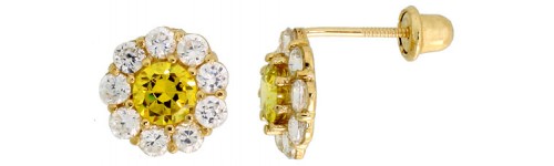 14k Yellow Gold Stud Earrings 14k Yellow Gold Stud Earrings