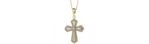 14k Yellow Gold Crosses 14k Yellow Gold Crosses