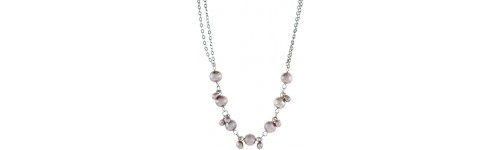 Color Gemstone Sterling Silver Necklaces