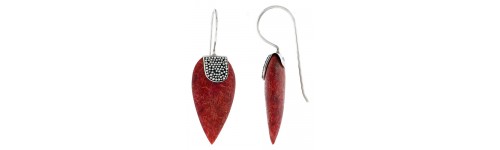 Coral Earrings
