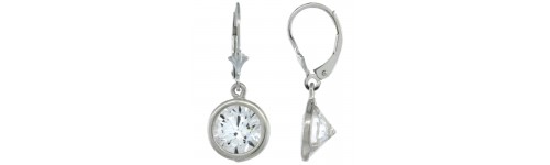 CZ Stone Earrings CZ Stone Earrings