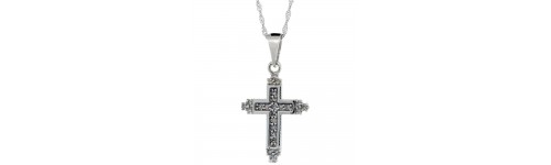 14k White Gold Necklaces