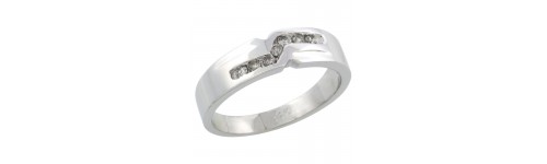 14k White Gold Rings for Women